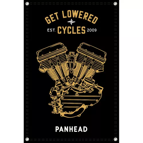 Get Lowered Cycles Harley Panhead Shop Banner