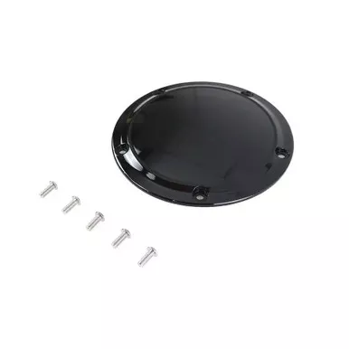 Gloss Black 5 Hole Smooth Derby Cover