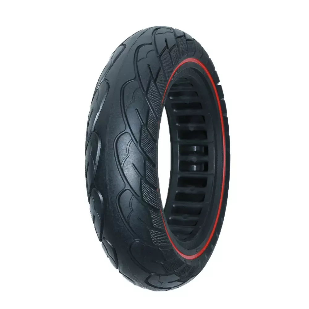 Green Line 10x2.5 eScooter Tire - Solid w/ Red Stripe