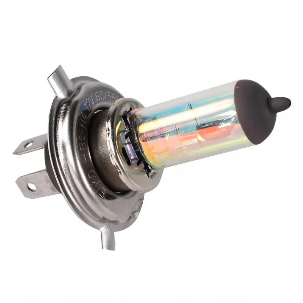H4 Halogen Headlight Bulb 60/55 Watt , Blue; Vespa GT/GTS/L