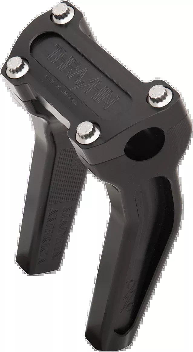 Handlebar Risers - Pull Back - 6-1/2" - Black