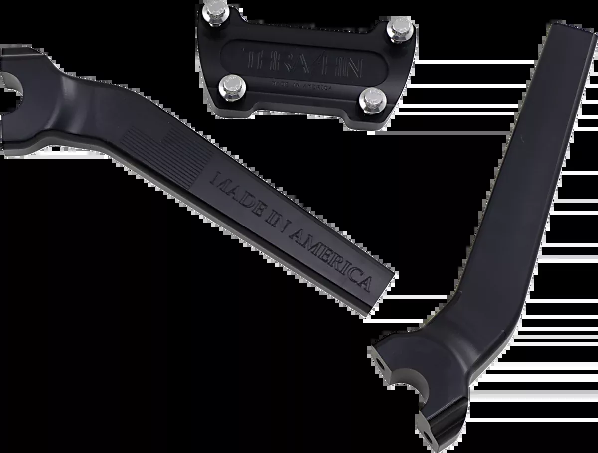 Handlebar Risers - Pull Back - 9-1/2" - Black