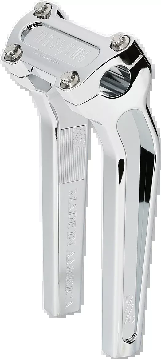 Handlebar Risers - Pull Back - 9-1/2" - Chrome
