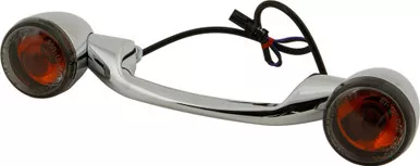 Harddrive Light Bar Chrome W/Smoke Lenses - 161802
