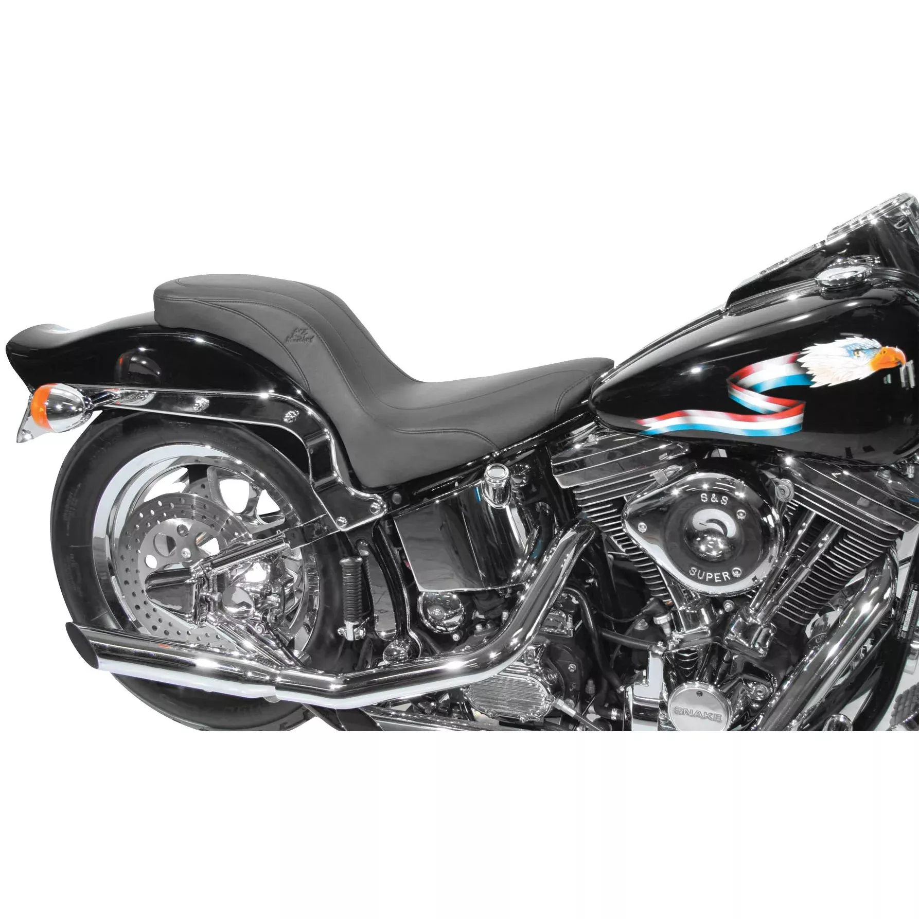 Harley FLSTF Softail Fat Boy 1990-1999 DayTripper Seat One Piece by Mustang