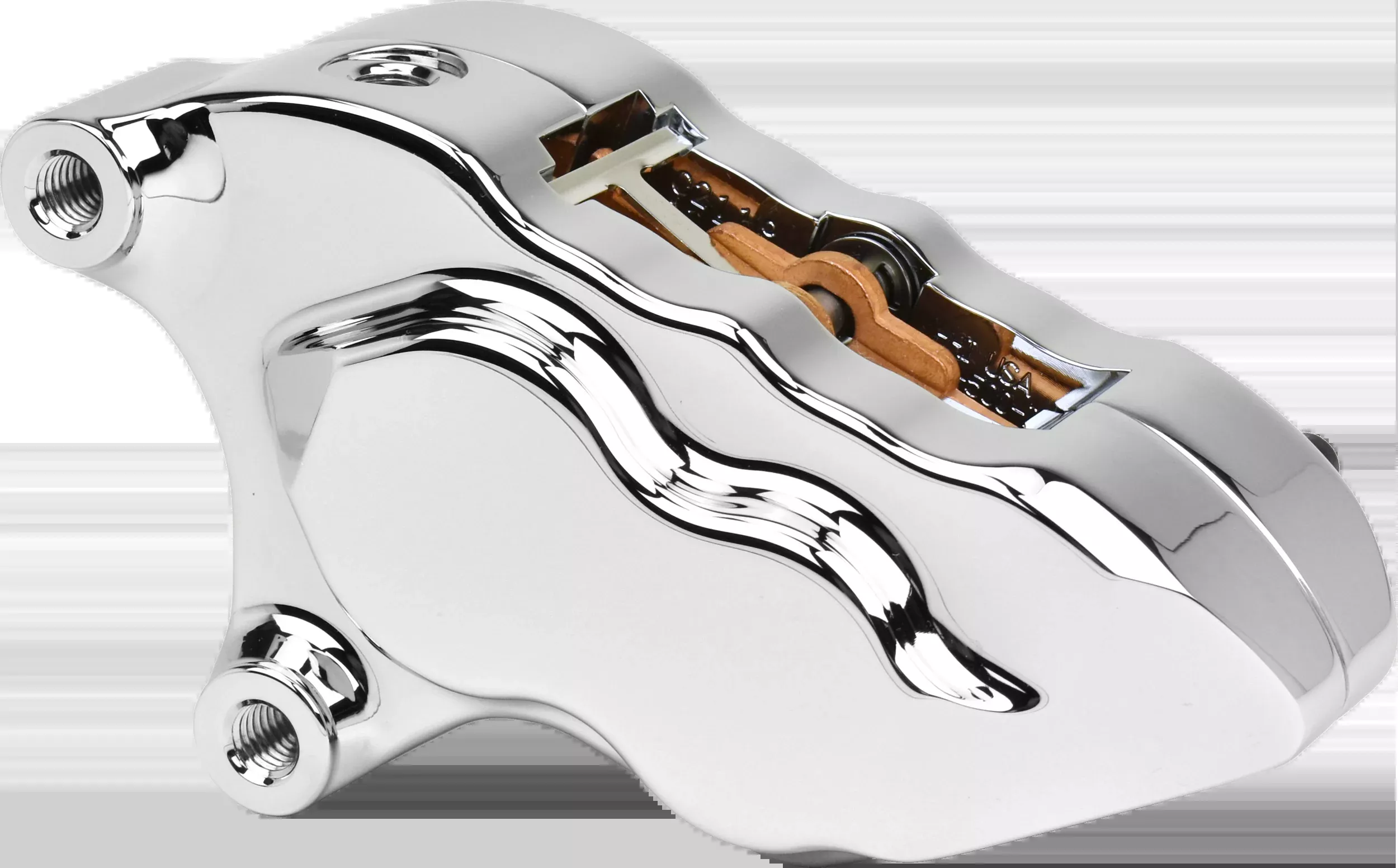 Hawg Halters 4 Piston Front Caliper L/h Chrome W/ 11.8″ Rotor 2006-2023
