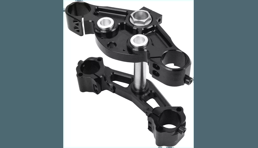 Hawg Halters Stock Replacement Triple Tree Kit for '14-Up Harley Davidson FLH Models - 49 mm