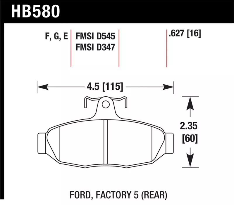 HAWK Blue 9012 Brake Pad Sets