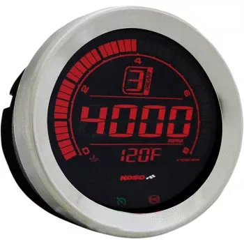 HD-02R | Tachometer | for Harley-Davidson | Silver + Black