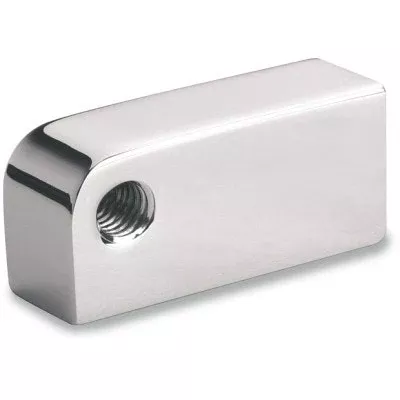 Headwinds Chrome Offset Headlight Mounting Bracket Billet Universal