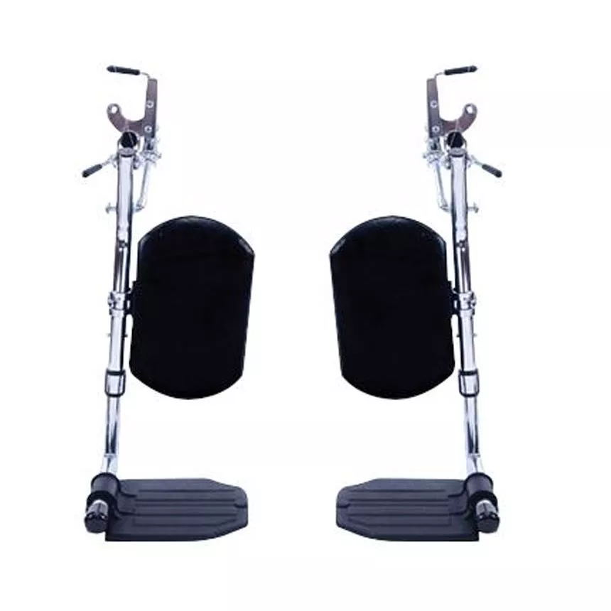 Hemi Elevating Legrests w/Composite Footplates And Padded Calf Pads