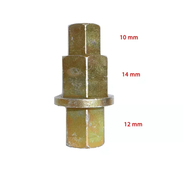 Hex Axle Mini Tool 10mm 12mm 14mm - Steel