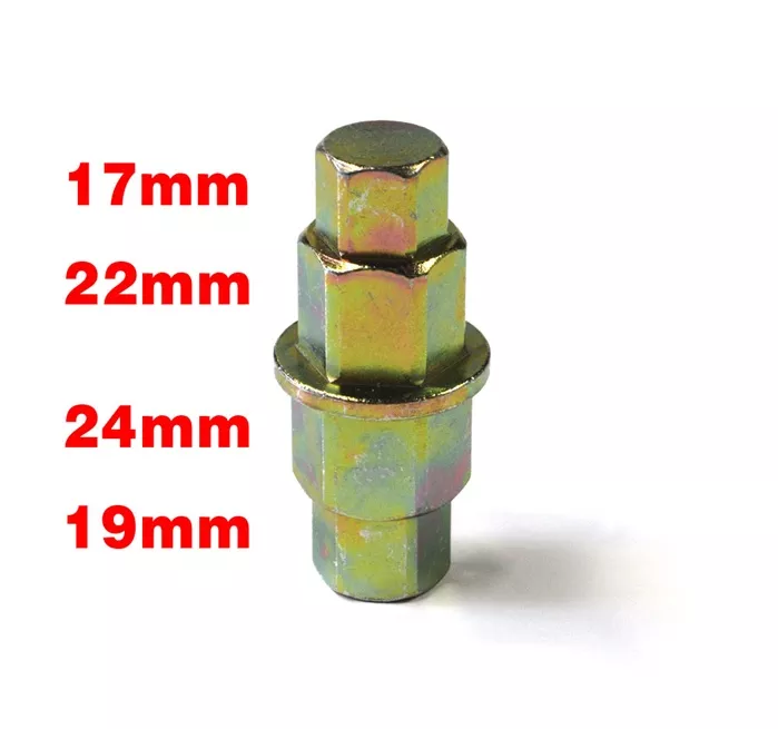 Hex Axle Tool 17, 19, 22, 24mm - Steel