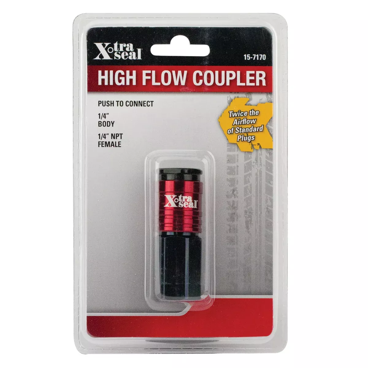 High Flow Coupler – 1/4″ Body, 1/4″ NPT F