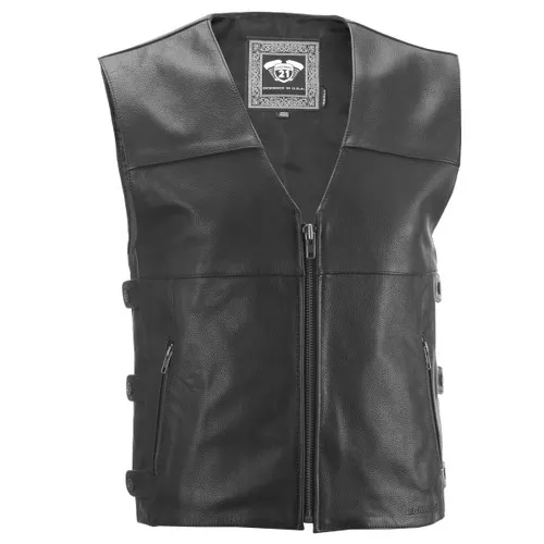 Highway 21 12 Gauge Mens Leather Vest