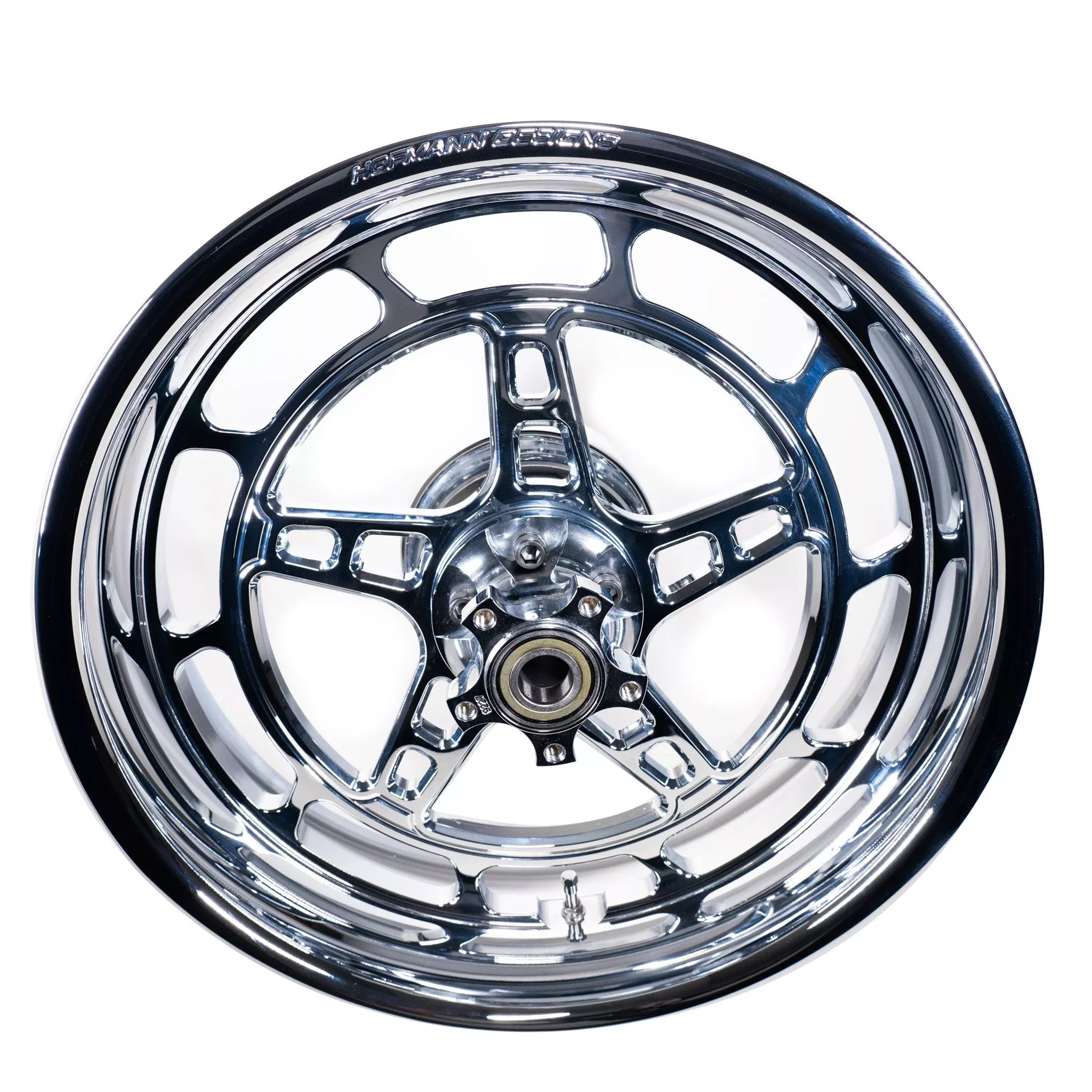 Hofmann Designs Chrome Directional 5-Spoke Rear Wheel with Race Hub – 18x5.5"