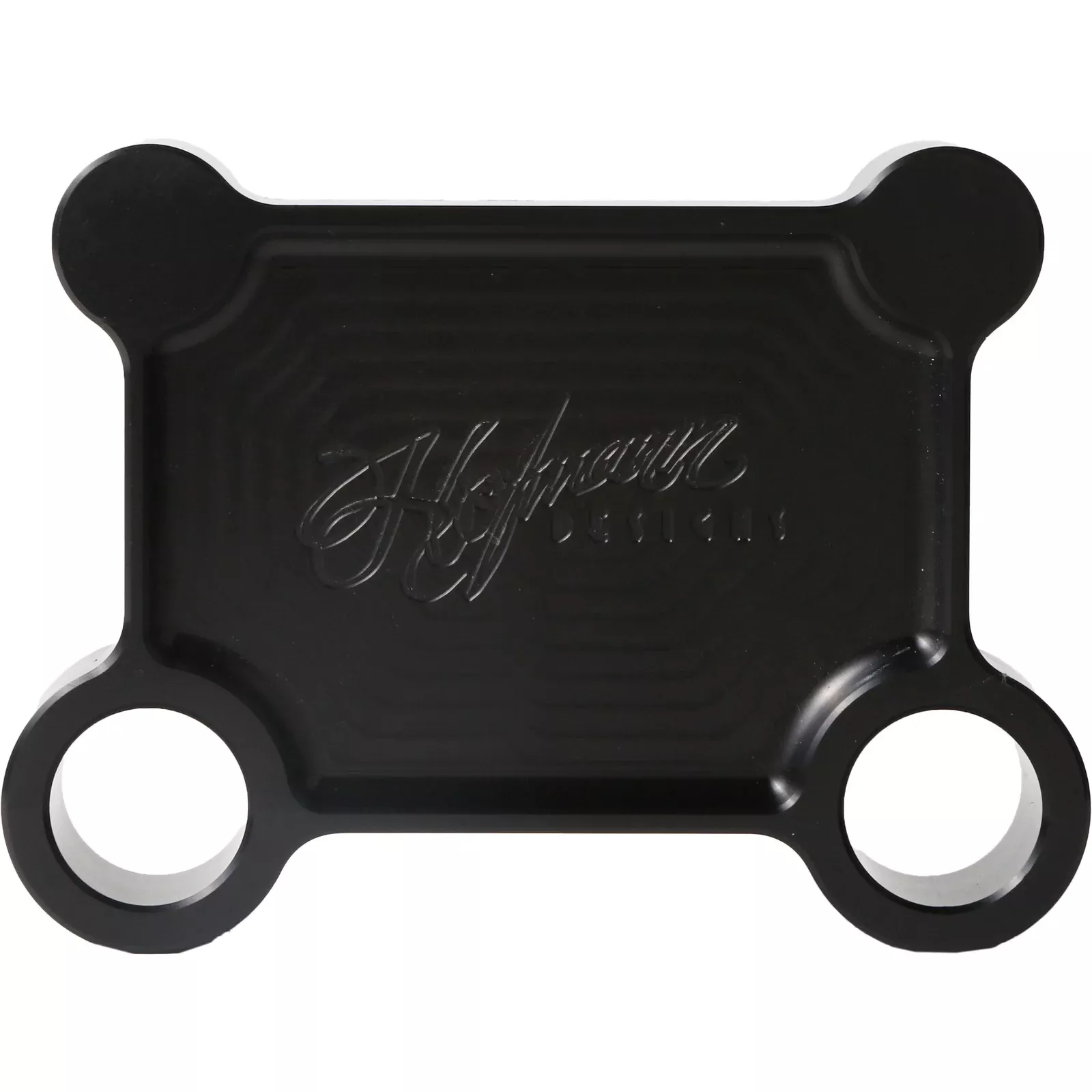 HOFMANN DESIGNS – H /D BILLET PULL BACK PLATE BLACK BATWING