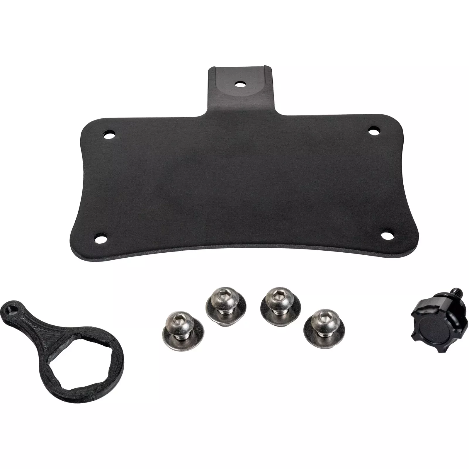 HOFMANN DESIGNS – LAYDOWN LICENSE PLATE MOUNT BLACK