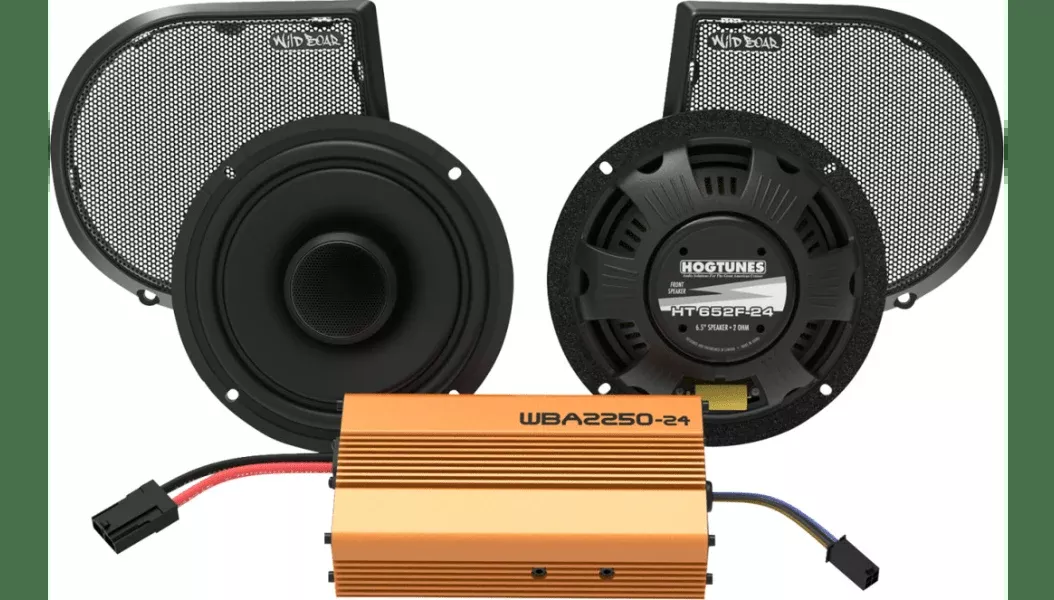 Hogtunes 500-Watt Amp & Front Speaker Kit - '24-'26