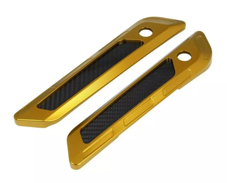 HogWorkz Anodized Saddlebag Latch Covers For Harley Touring 2023-2026