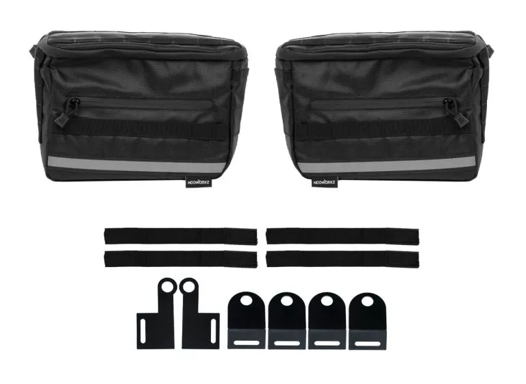 HogWorkz Ballistic Molle Soft Saddlebags For Harley