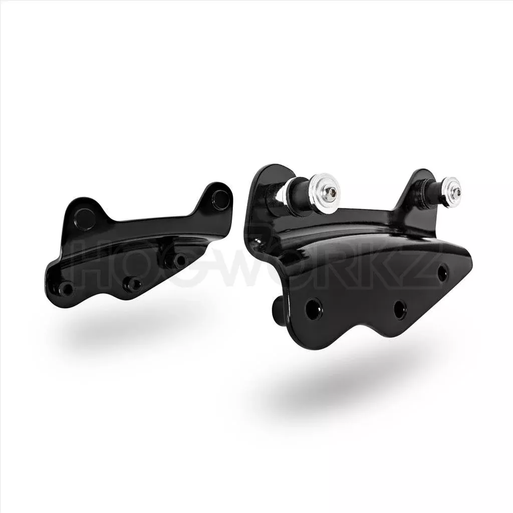 Hogworkz Black 4 Point Docking Hardware Harley 09-13 FLH/T Repl 54205-09A
