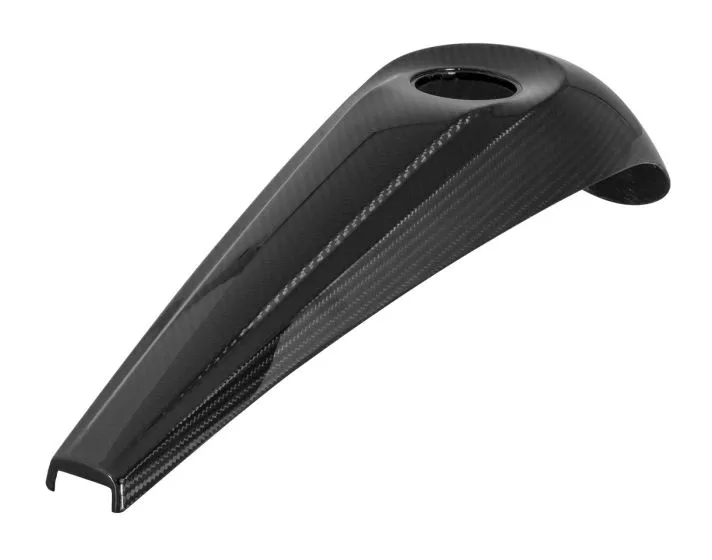 HogWorkz Carbon Fiber Low Profile Tank Topper Dash Console For Harley Touring 2008-2025