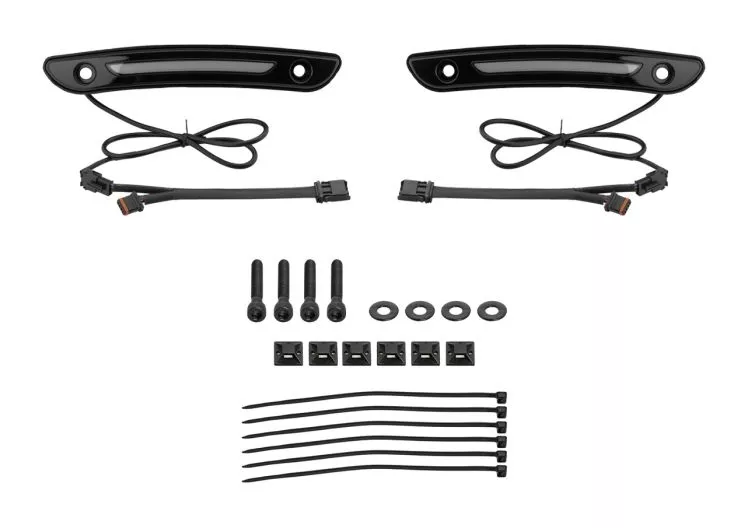 HogWorkz Lumipro Windshield LED Lights For Harley Low Rider ST 2022-2026