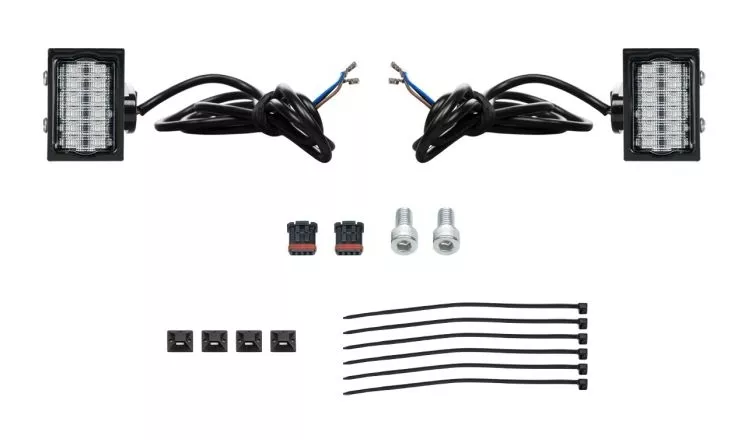 HogWorkz Performance LED Rear Strut Mount Turn Signals For Harley Softail 2018-2024