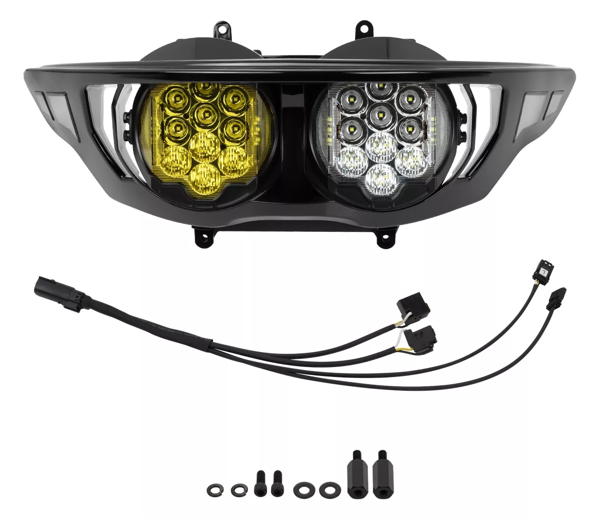 HogWorkz Sabertooth Performance LED Headlight For Harley Road Glide 2023-2026
