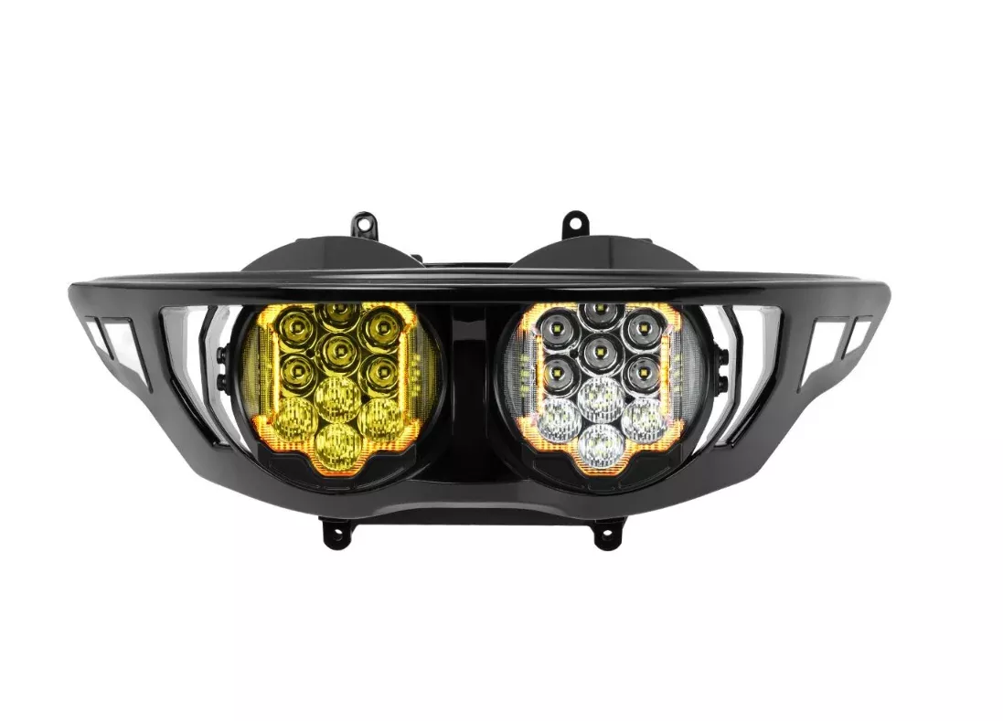 Hogworkz Sabertooth™ Performance LED Headlight for Harley ROAD GLIDE (2023.5 to Present)