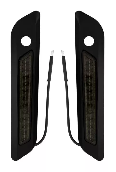 HogWorkz Saddlebag LED Latch Coverz For Harley Touring 2023-2026