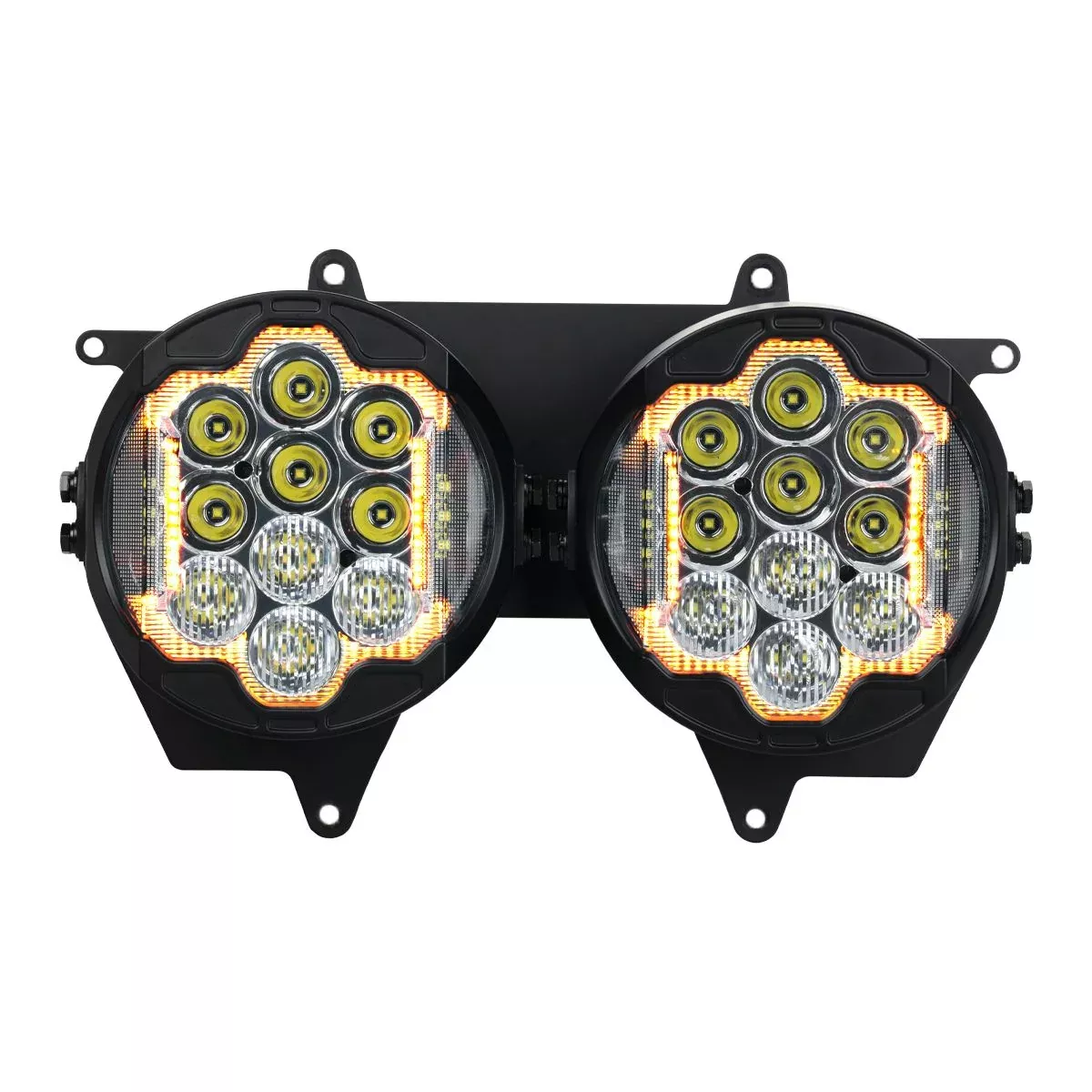 Hogworkz Silvertooth™ Performance LED Headlight for Harley ROAD GLIDE (2015-2023)