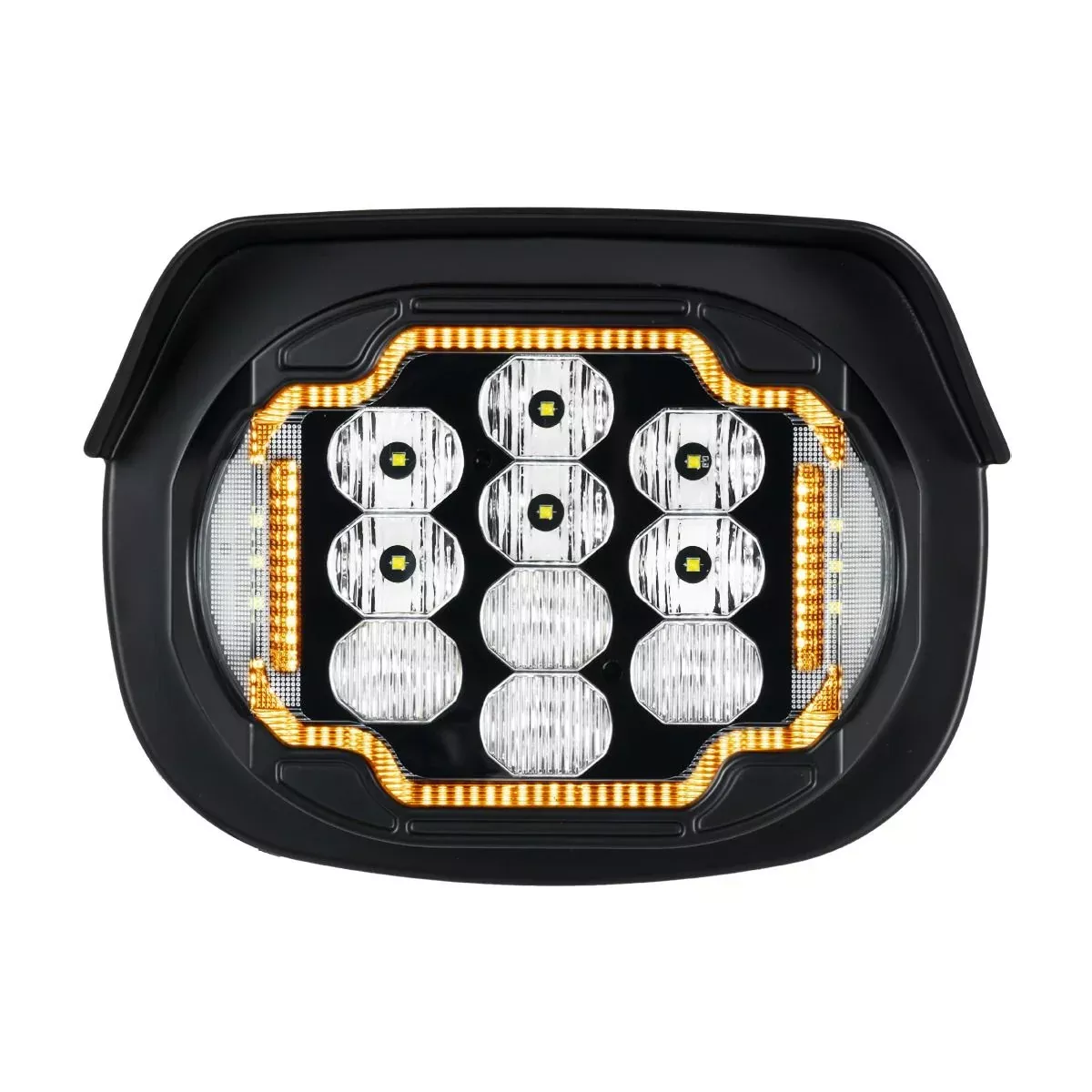 Hogworkz Silvertooth™ Performance LED Headlight for Harley Street Glide 23.5 to Present
