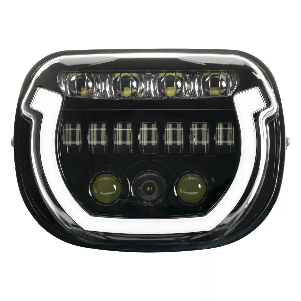 HogworkzBlack HALOMAKER™ LED Headlight for Harley Street Glide 23.5 to Present
