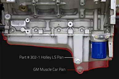 Holley 302-1 Engine Oil Pan Performance Heavy Duty Replacement