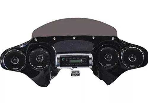 Hoppe Industries HDF-RK-QZ-CHRHC Quadzilla Fairing with Stereo Receiver