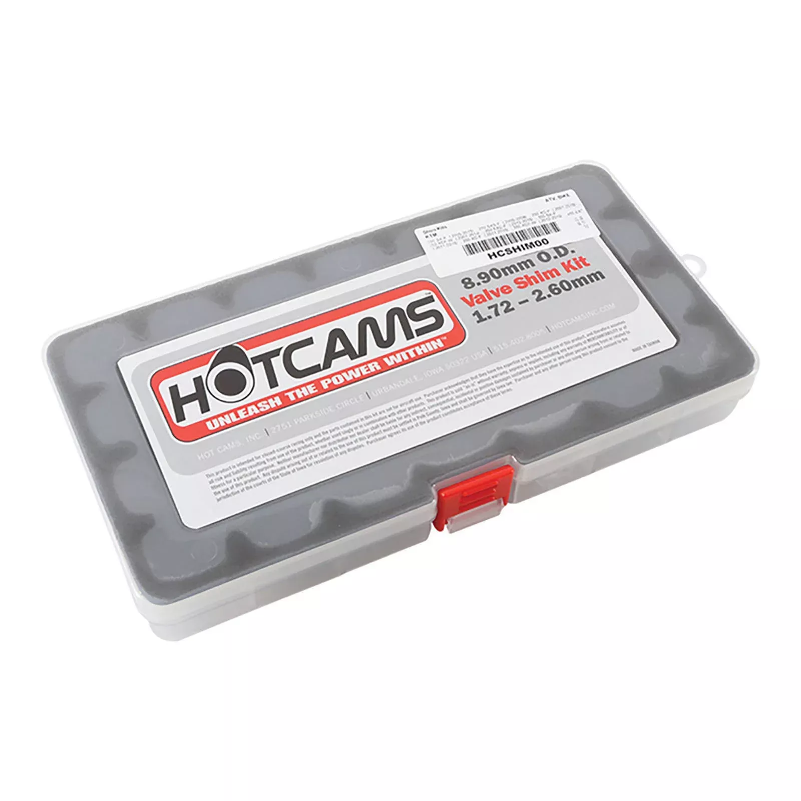 HOT CAM SHIM KIT 8.90mm (1.72mm-2.60mm in .04mm – 3 ea)