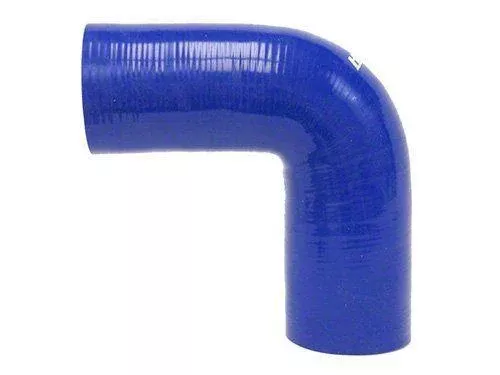 HPS 1/4″ (6.5mm) 4-ply 90 Degree Silicone Elbow Coupler Blue