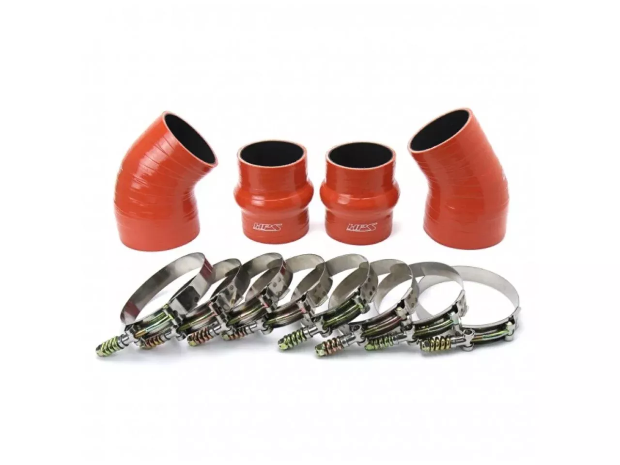 HPS High Temp Aramid Reinforced Silicone Intercooler Hose Boots Kit Dodge 1994-2002 Ram Pickup 5.9L Cummins Diesel