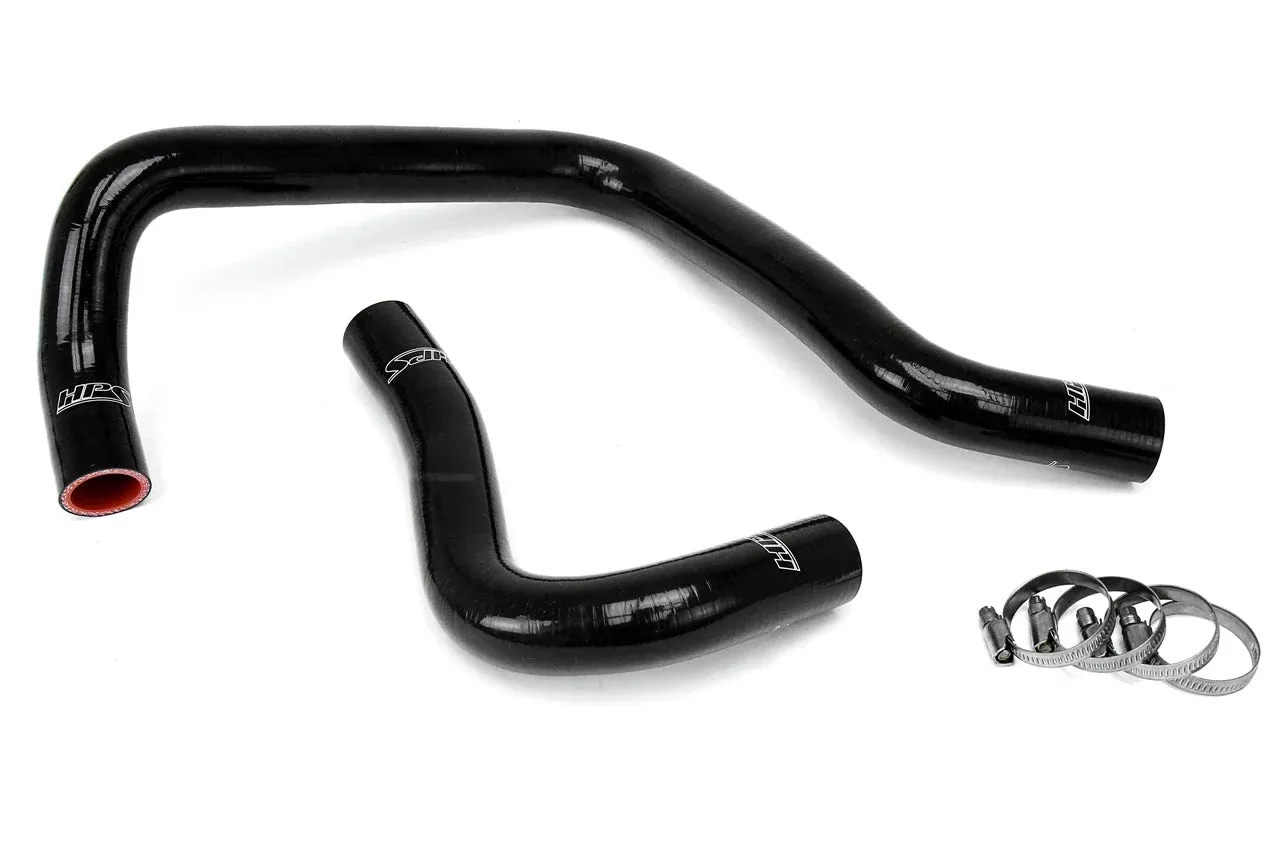 HPS Performance HPS Black Reinforced Silicone Radiator Hose Kit Coolant Acura 94-01 Integra LS RS GS GSR