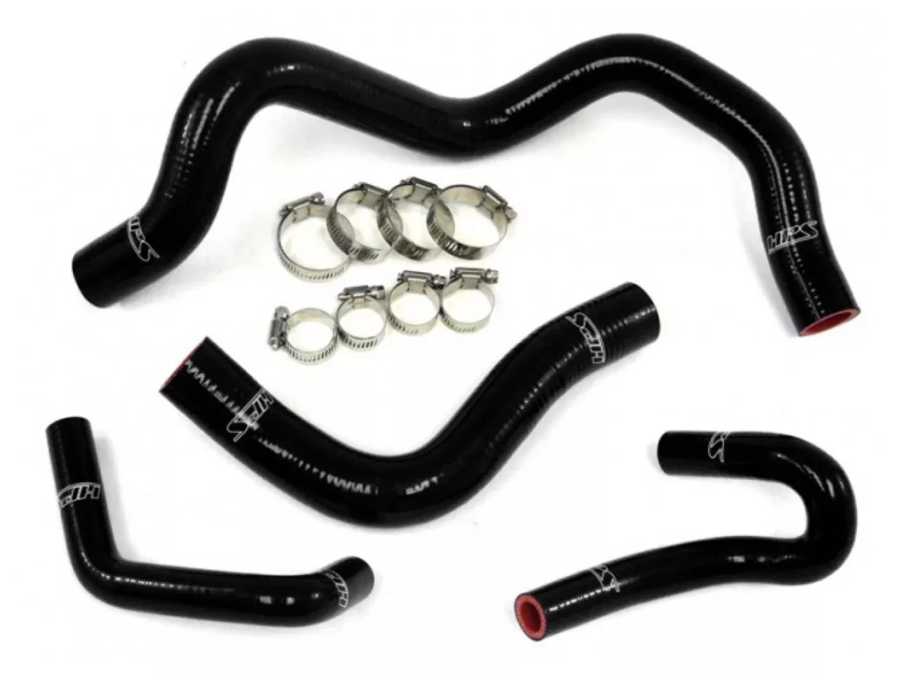 HPS Performance HPS Reinforced Black Silicone Radiator + Heater Hose Kit Coolant Mazda 99-05 Miata 1.8L