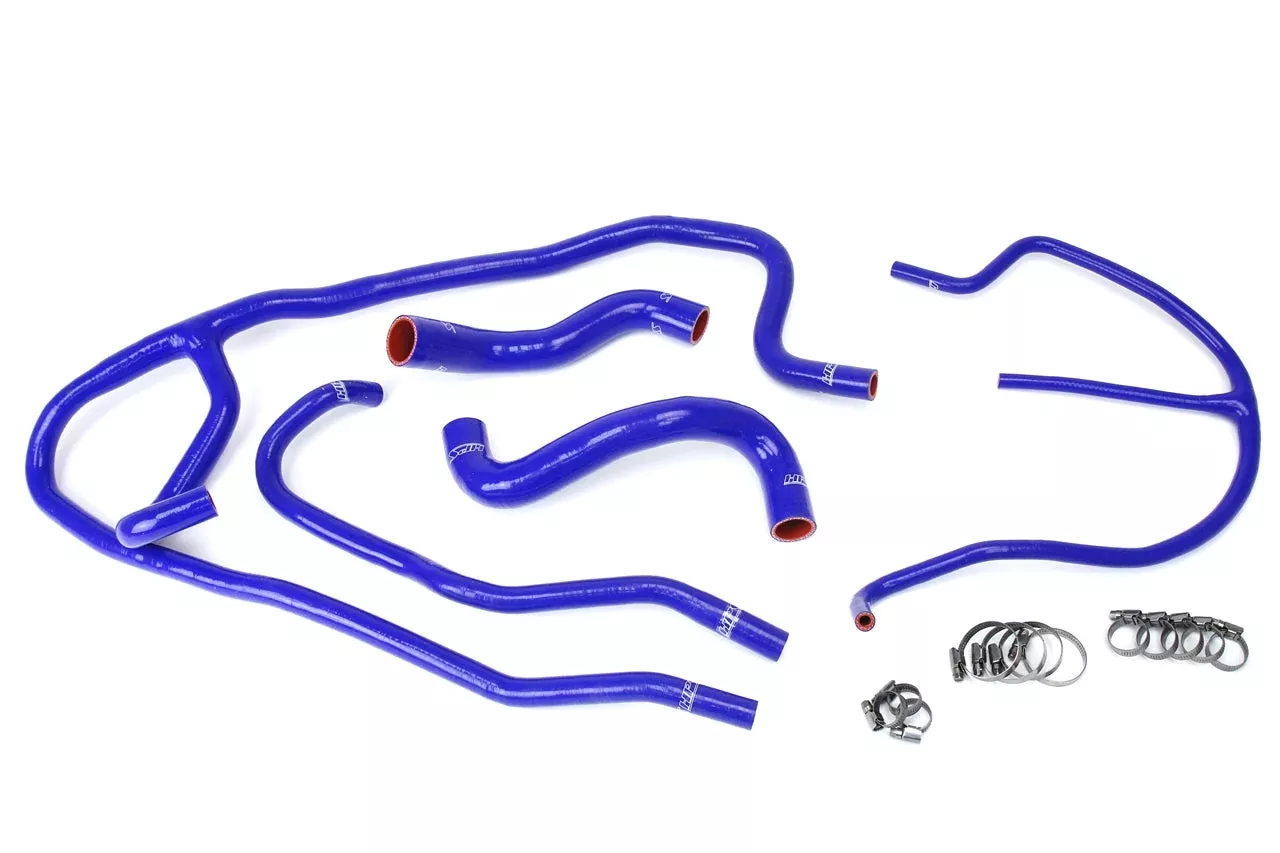 HPS Performance Products HPS Reinforced Blue Silicone Radiator + Heater Hose Kit Coolant Chevy 09-13 Corvette Z06 LS7 7.0L V8