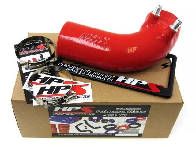 HPS Red Reinforced Silicone Post MAF Air Intake Hose Kit Lexus 08-12 ISF V8 5.0L