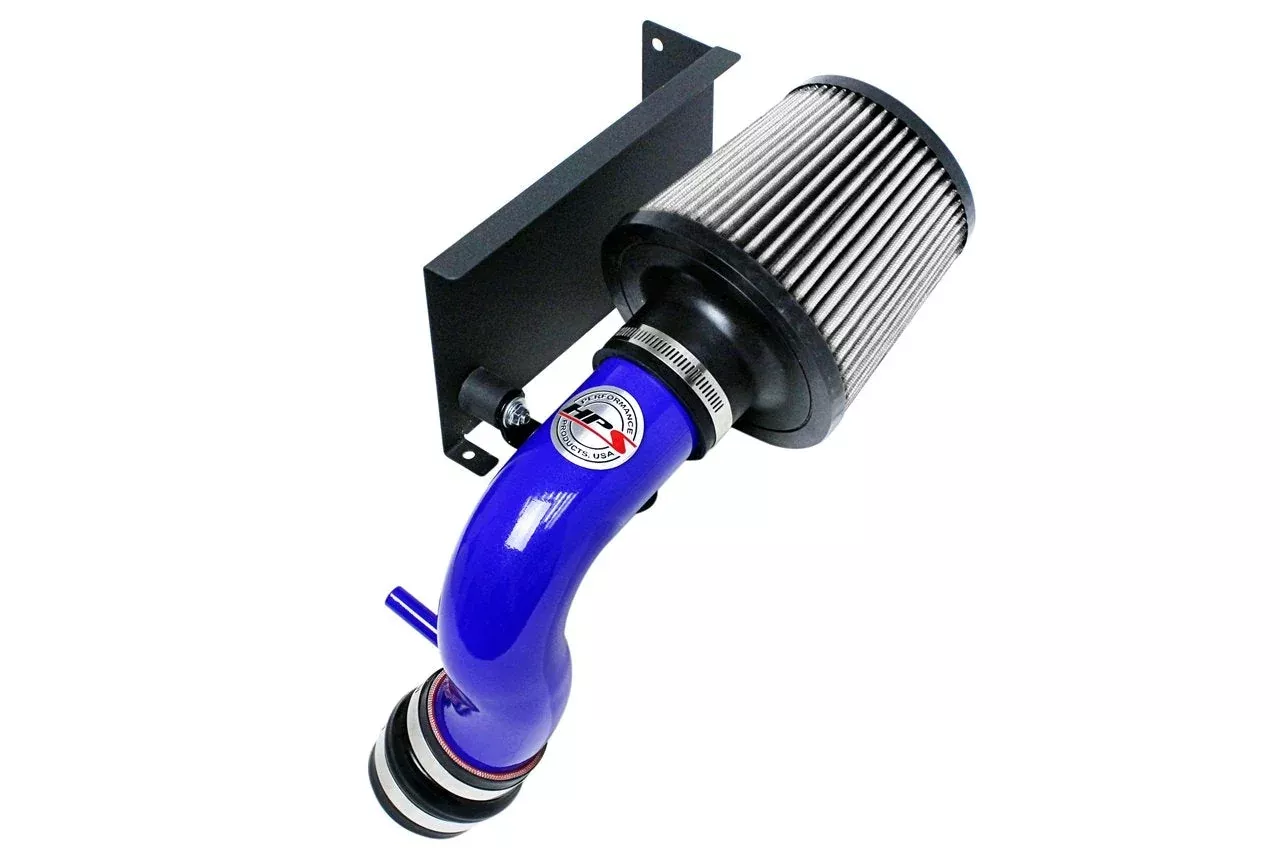 HPS Shortram Air Intake Kit 2002-2005 Mini Cooper S 1.6L Supercharged, Includes Heat Shield, Blue