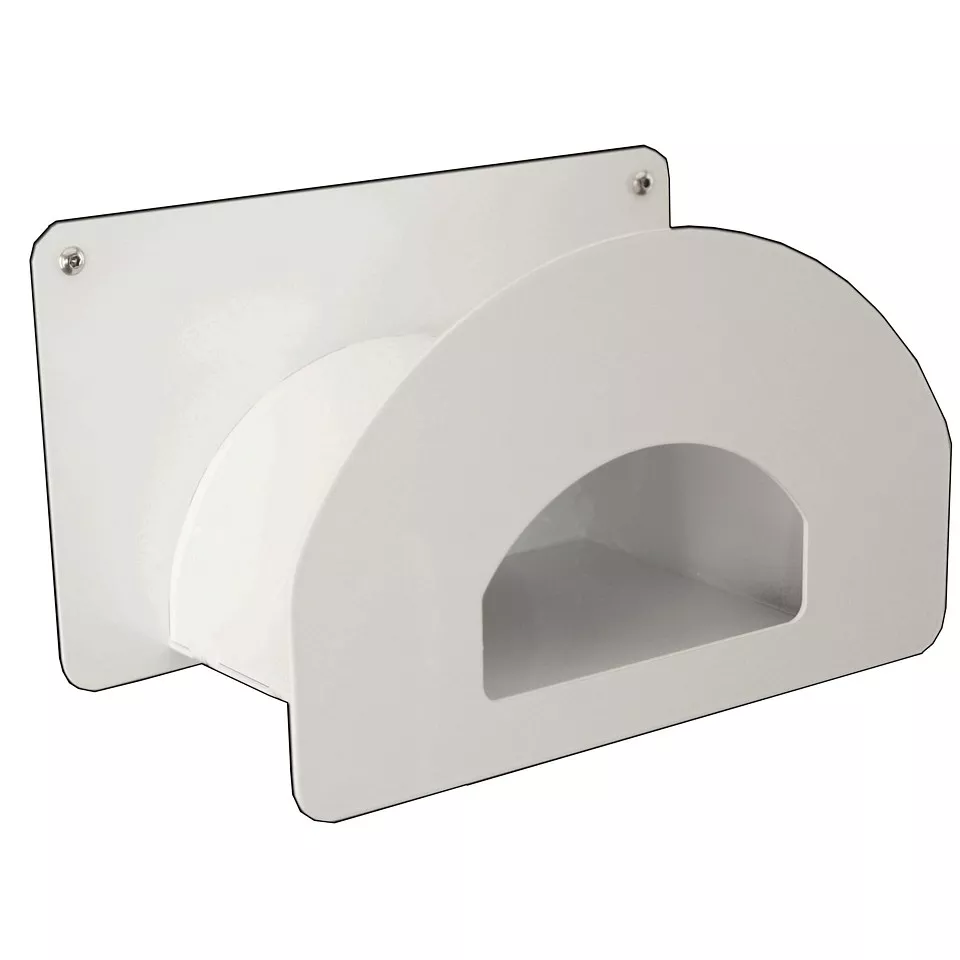 HRP Air Hose Rack With Storage CubbyWall Mounted | White or Black