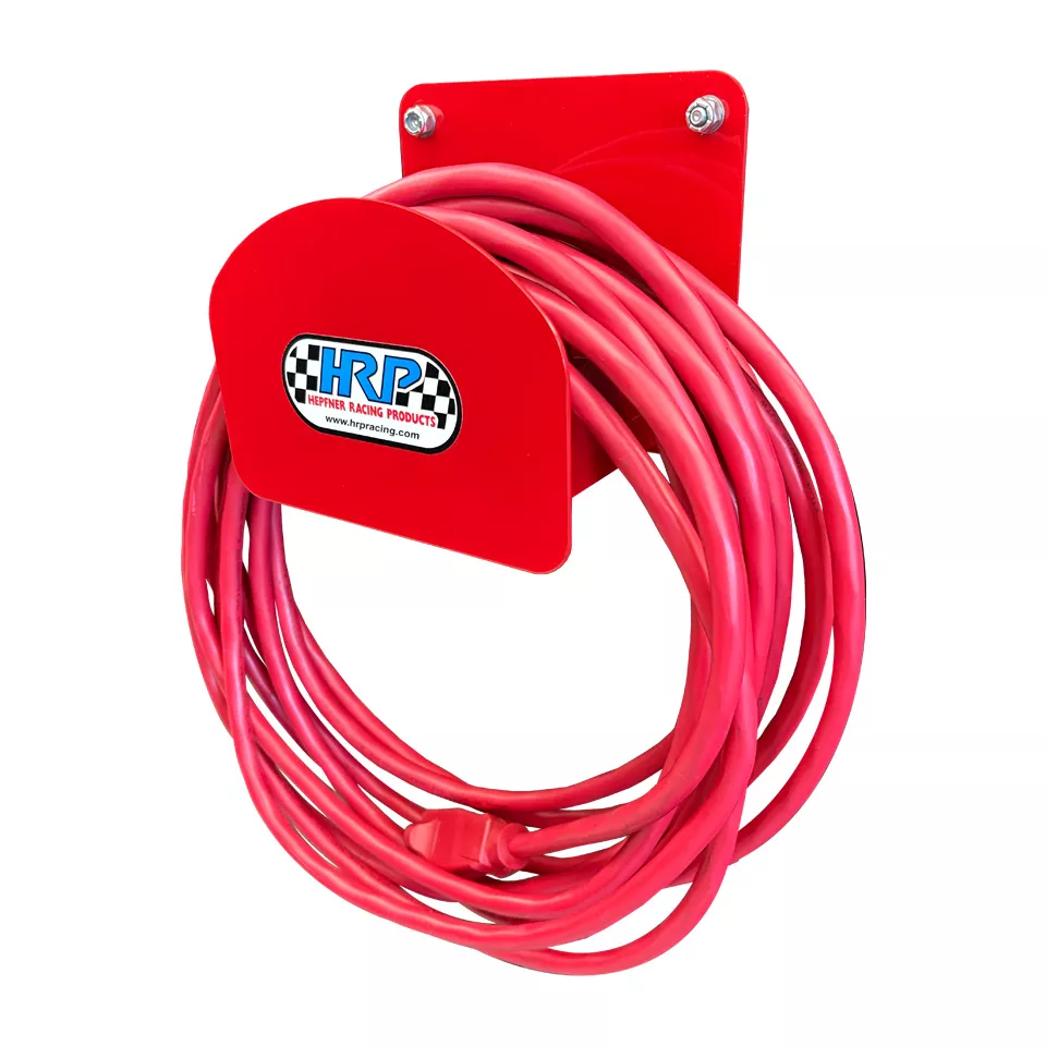 HRP Electrical Cord Rack Wall Mounted | Red, Black, White,or Blue
