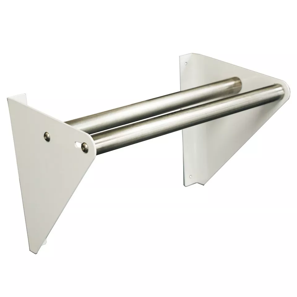 HRP Single Adjustable Motor Rack Wall Mounted | Single Engine Rack | White