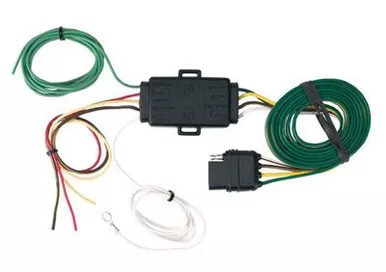 Husky Towing 30428 4-Way Flat Plug Stop Turn Brake Tail Light Converter Module