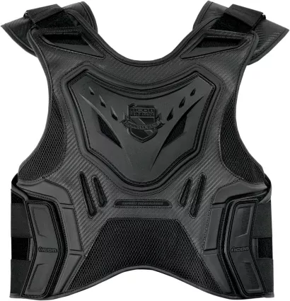 Icon StrykerStealth Field Armor Motorcycle Street Protection Vest